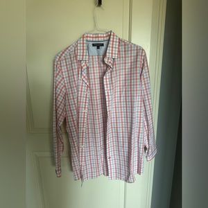 Banana Republic plaid button-up, men’s large